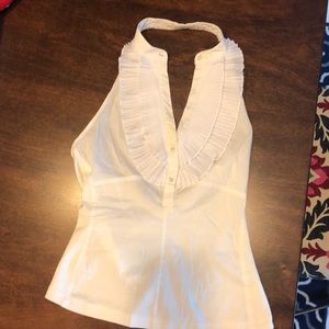 BCBG white blouse